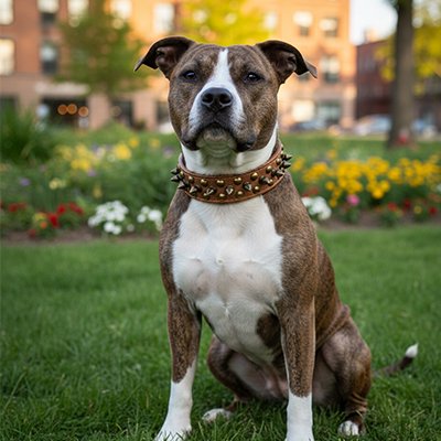 collier chien confort robuste securite marron