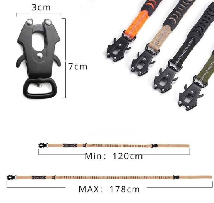 laisse pour chien anti traction mecanisme choix couleur